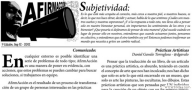 Primera Edici�n Del Peri�dico AfirmAcci�n